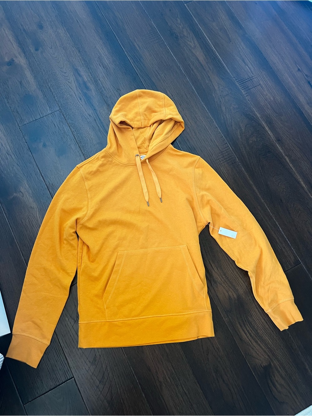Men’s French terry golden Yellow Hoodie Sweatshirt